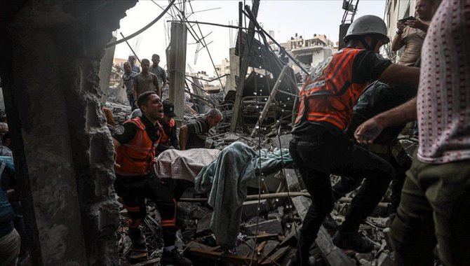 İsrail'in Gazze'ye düzenlediği saldırılarda can kaybı 17 bin 487'ye yükseldi