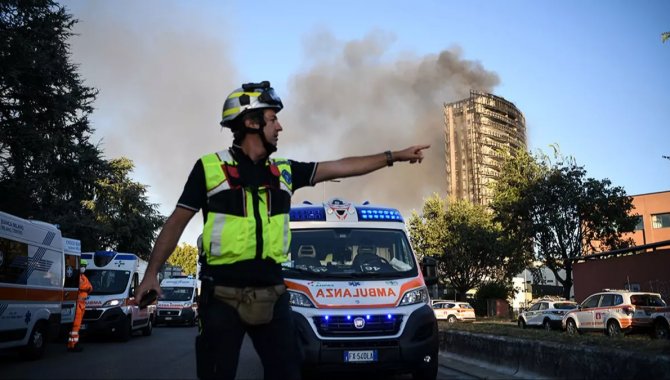 İtalya'da hastanede çıkan yangında 3 kişi hayatını kaybetti