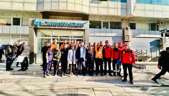 Lokman Hekim Van Hastanesinde Yangın Tatbikatı