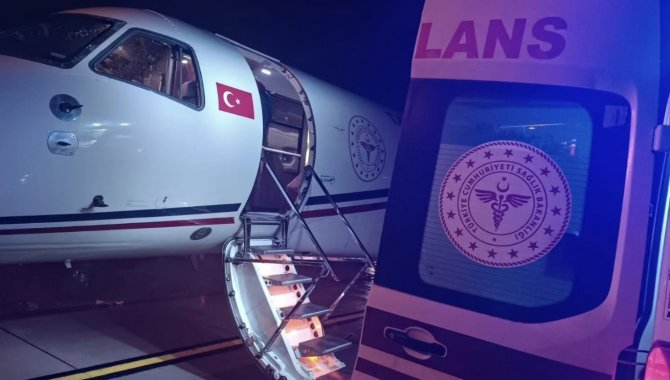 Van’da 3 Aylık Bebek Ambulans Uçakla Ankara’ya Sevk Edildi