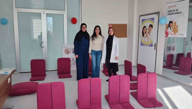 Kahta’da Gebe Bilgilendirme Sınıfı Açıldı