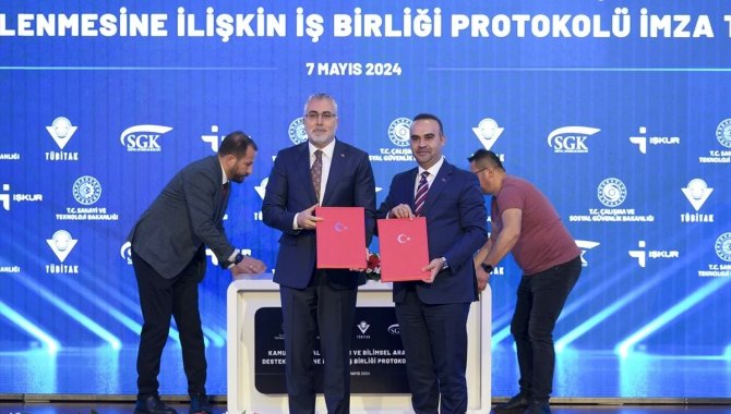TÜBİTAK ile İŞKUR ve SGK arasında işbirliği protokolü imzalandı