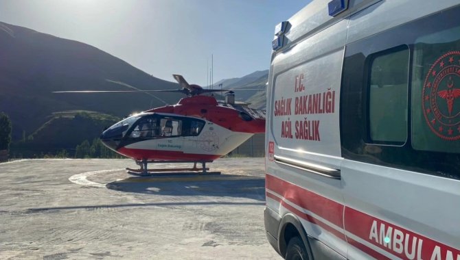 18 Yaşındaki Genç İçin Helikopter Havalandı
