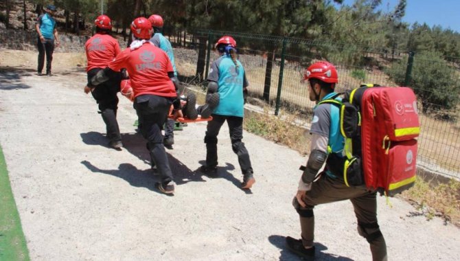 Kilis'te UMKE olası afetlere karşı tatbikat yaptı