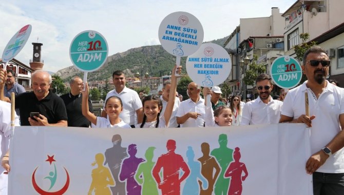 Amasya'da Sağlıklı Hayat Yürüyüşü düzenlendi