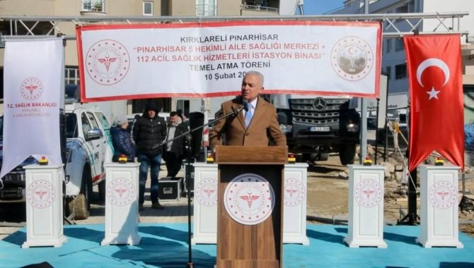 Kırklareli Valisi Turan temel atma törenine katıldı