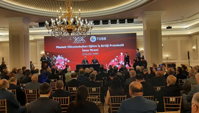 YÖK ile TOBB arasında "Meslek Yüksekokulları Eğitim İşbirliği Protokolü" imzalandı