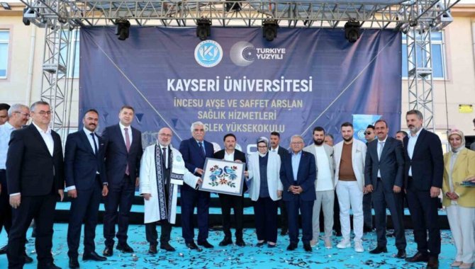 İncesu Sağlık Hizmetleri Meslek Yüksekokulunda mezuniyet töreni düzenlendi