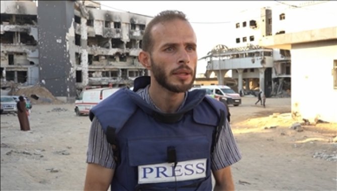 Gazze'de açlık grevine başlayan gazeteci: "Her gün açlıktan çocuklar ölürken başka seçeneğim yoktu"