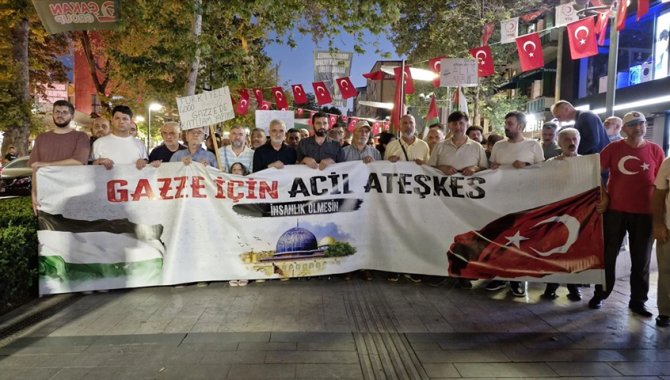 Kocaeli'de Filistin'e destek yürüyüşü yapıldı