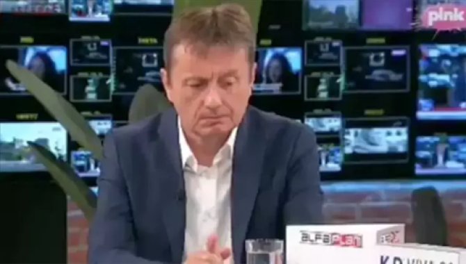 Sırp Bakan Glisic, TV canlı yayınında beyin kanaması geçirdi