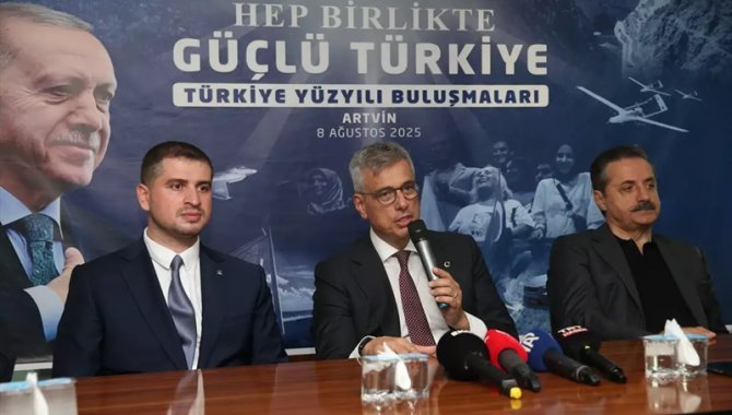 Sağlık Bakanı Memişoğlu, Artvin'de "Türkiye Yüzyılı Buluşmaları"nda konuştu: