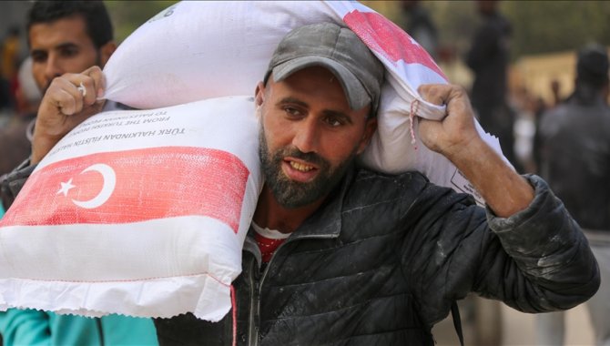 İletişim Başkanlığından Türkiye'nin Gazze'ye insani yardımlarına ilişkin paylaşım: