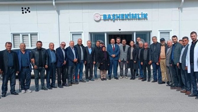 Muhtarlardan Defne Devlet Hastanesi Başhekimi Kavvasoğlu'na ziyaret