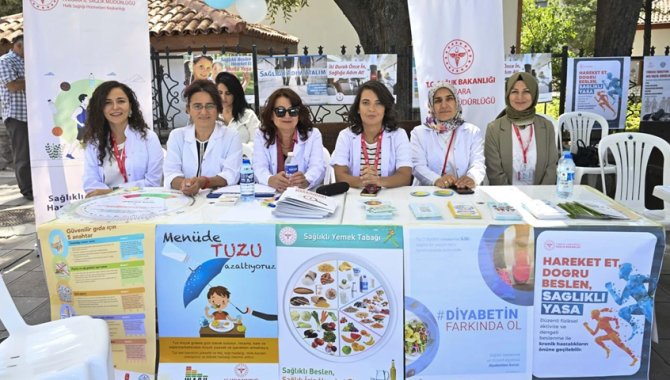 Başkentte Halk Sağlığı Haftası kapsamında "Sağlık Sokağı" açıldı