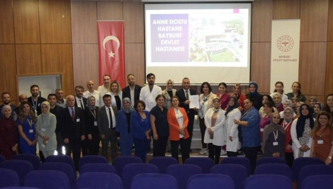 Bayburt Devlet Hastanesine "Anne Dostu Hastane" ünvanı