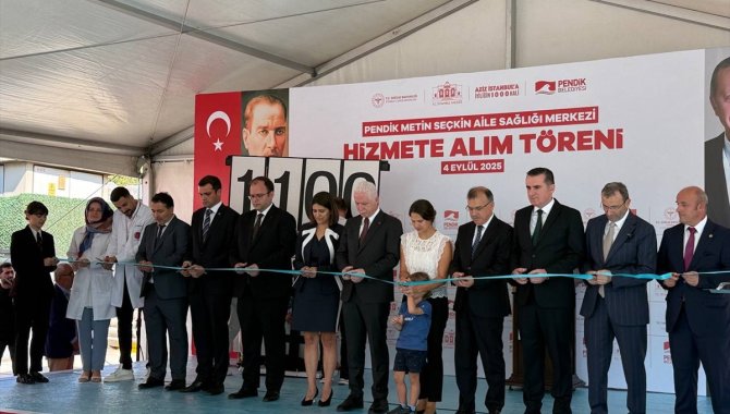 Pendik Metin Seçkin Aile Sağlığı Merkezi'nin açılışı yapıldı