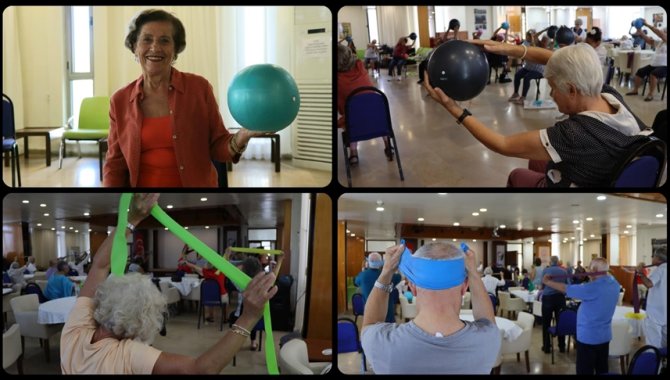 Huzurevinde yaşlıların fiziksel ve ruhsal sağlığı klinik pilatesle destekleniyor