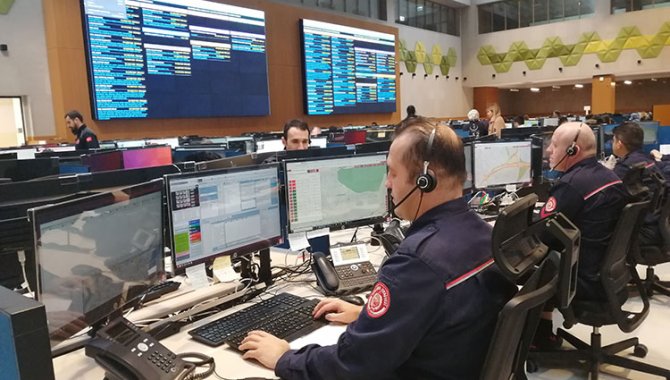 İstanbul'da 112'ye gelen çağrıların yüzde 62,5'i asılsız çıktı