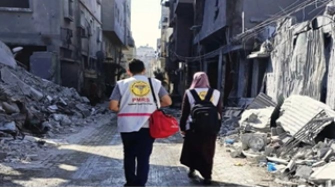 Gazze'de bir ilk yardım kuruluşu daha İsrail saldırısı sonrası hizmet dışı kaldı