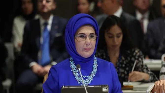 Emine Erdoğan'dan Özbekistan'ın BM'de düzenlediği kanserli çocuklarla ilgili etkinliğe ilişkin paylaşım: