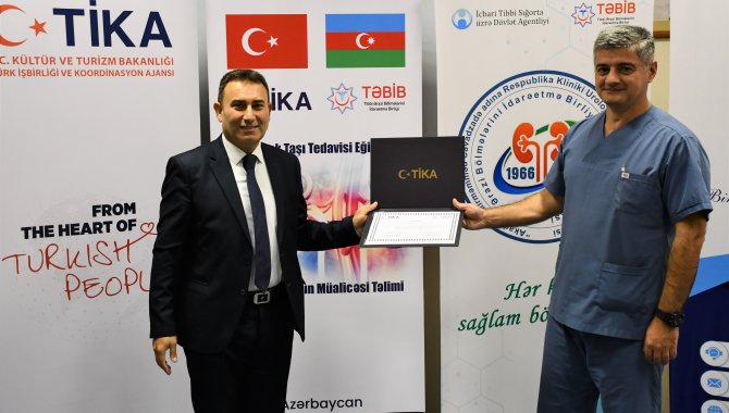TİKA’dan Azerbaycanlı doktorlara böbrek taşı tedavisi eğitimi