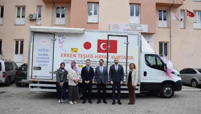 Artvin'de mobil mamografi cihazı hizmete girdi