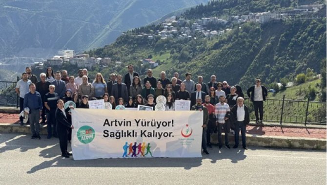 Artvin'de "Dünya Yürüyüş Günü" etkinliği düzenlendi