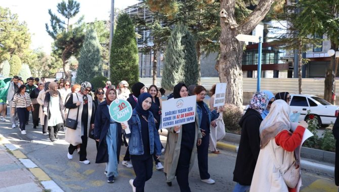 Yozgat'ta "Dünya Yürüyüş Günü" etkinliği düzenlendi