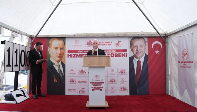 İstanbul Valisi Gül, Şişli'de aile sağlığı merkezinin açılışını yaptı: