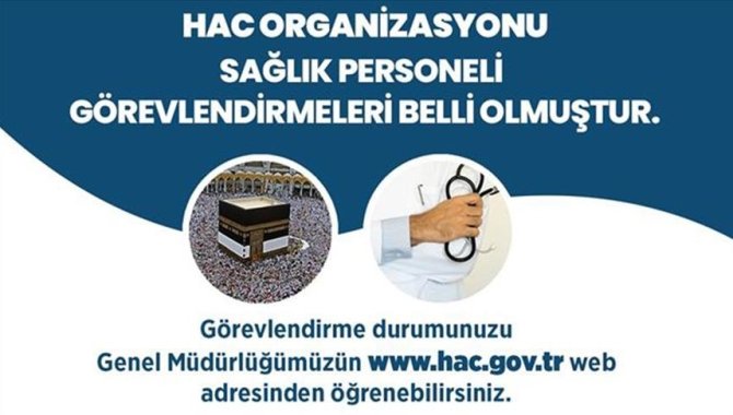 Hacda hizmet verecek sağlık personeli başvuruları başladı