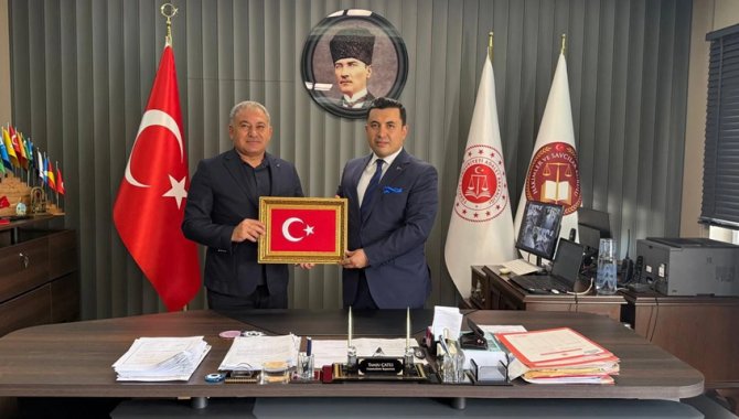 Türk Sağlık-Sen'den Anamur Cumhuriyet Başsavcısı Çatlı'ya ziyaret
