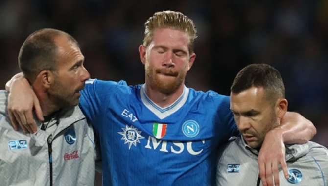 Sakatlanan Kevin De Bruyne, uzun süre sahalardan uzak kalacak