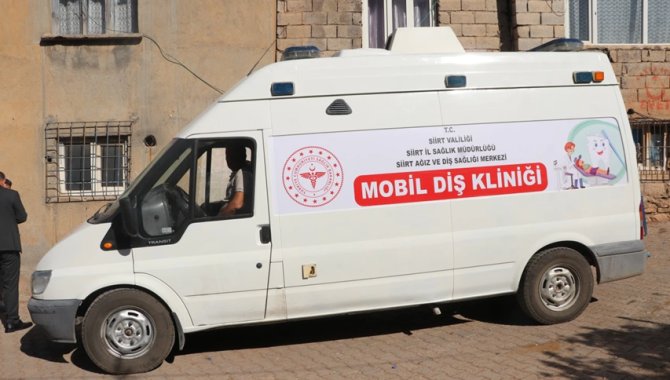 Siirt'te kırsaldaki vatandaşların diş sağlığı için "mobil hizmet"