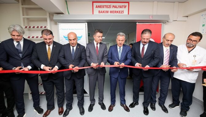 İzmir Tepecik Eğitim ve Araştırma Hastanesi'nde "anestezi palyatif bakım merkezi" açıldı