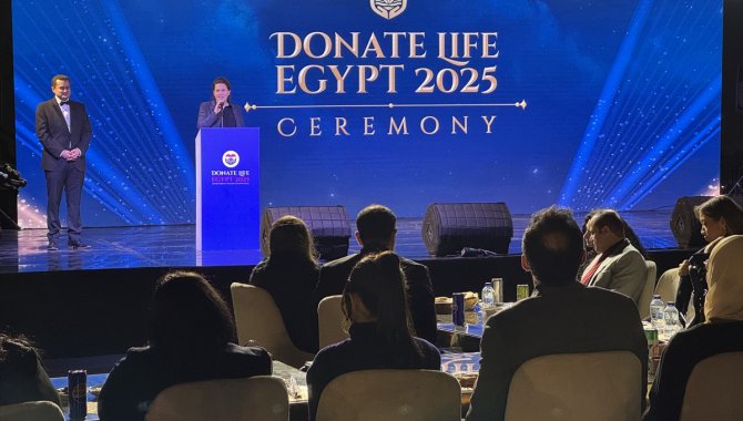 Türk sağlık ekibi, Kahire'de "Donate Life Egypt 2025" kongresinin gala yemeğine katıldı