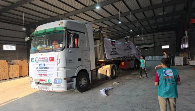 Cansuyu Derneği Gazze'ye 400 ton insani yardım ulaştıracak