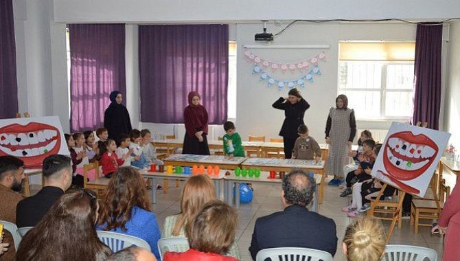 Havza'da anaokulunda "6 Yaş İlk Kalıcı Dişim Etkinliği" düzenlendi
