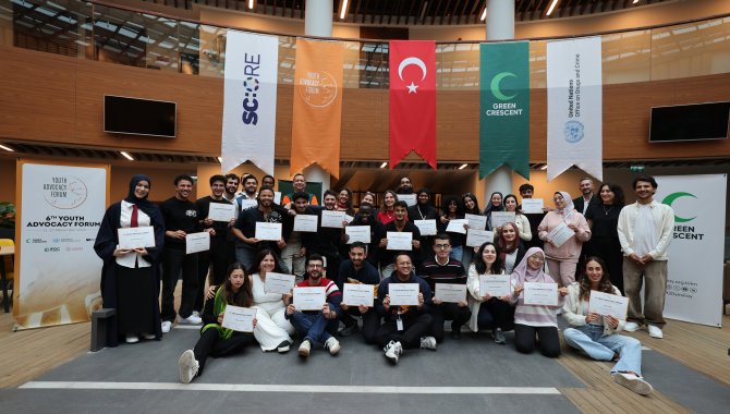 İstanbul'da Yeşilay'ın 6. Genç Savunuculuk Forumu düzenlendi