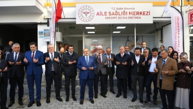 Balıkesir'de Zeliha Üretmen Aile Sağlığı Merkezi törenle hizmete açıldı