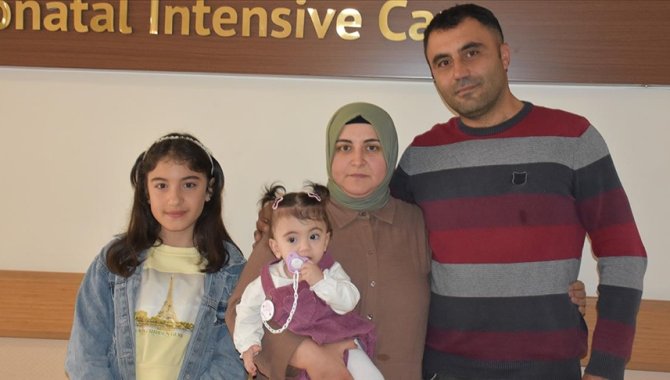 Prematüre doğan 570 gramlık Ayliz Nida 1 yaşına ulaştı