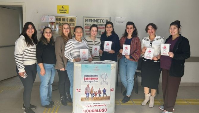 Gelibolu'da akciğer kanseri farkındalık standı kuruldu