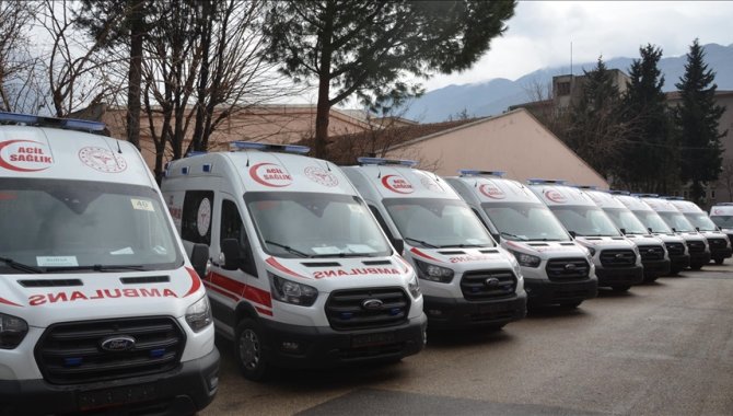 Adana'da 15 yeni ambulans hizmete girecek