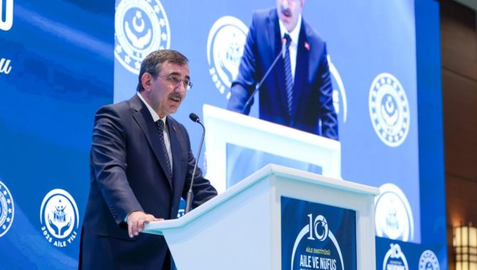 Cumhurbaşkanı Yardımcısı Yılmaz, "Aile ve Nüfus On Yılına Doğru Uluslararası Sempozyumu"nda konuştu: