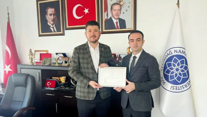 NKÜ’ye "Beslenme Dostu İş Yeri" belgesi verildi