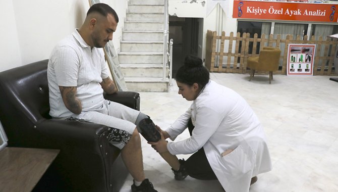 Gaziantepli genç kadın, ürettiği ortez ve protezlerle engellilerin yaşamını değiştiriyor