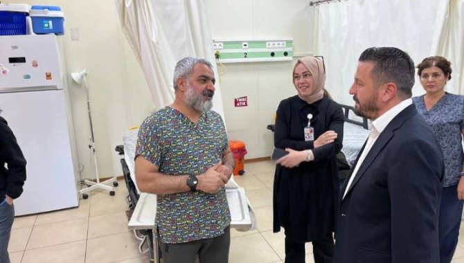 AK Parti İl Başkanı Aydemir'den Balıkesir Devlet Hastanesine ziyaret