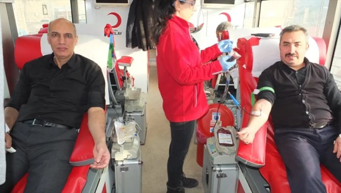 Keban'da kan bağışı kampanyası