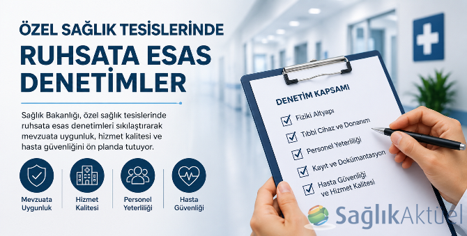 Yeni dönemde özel sağlık tesisleri denetimlerinde uygunluk ve standartlar ön planda
