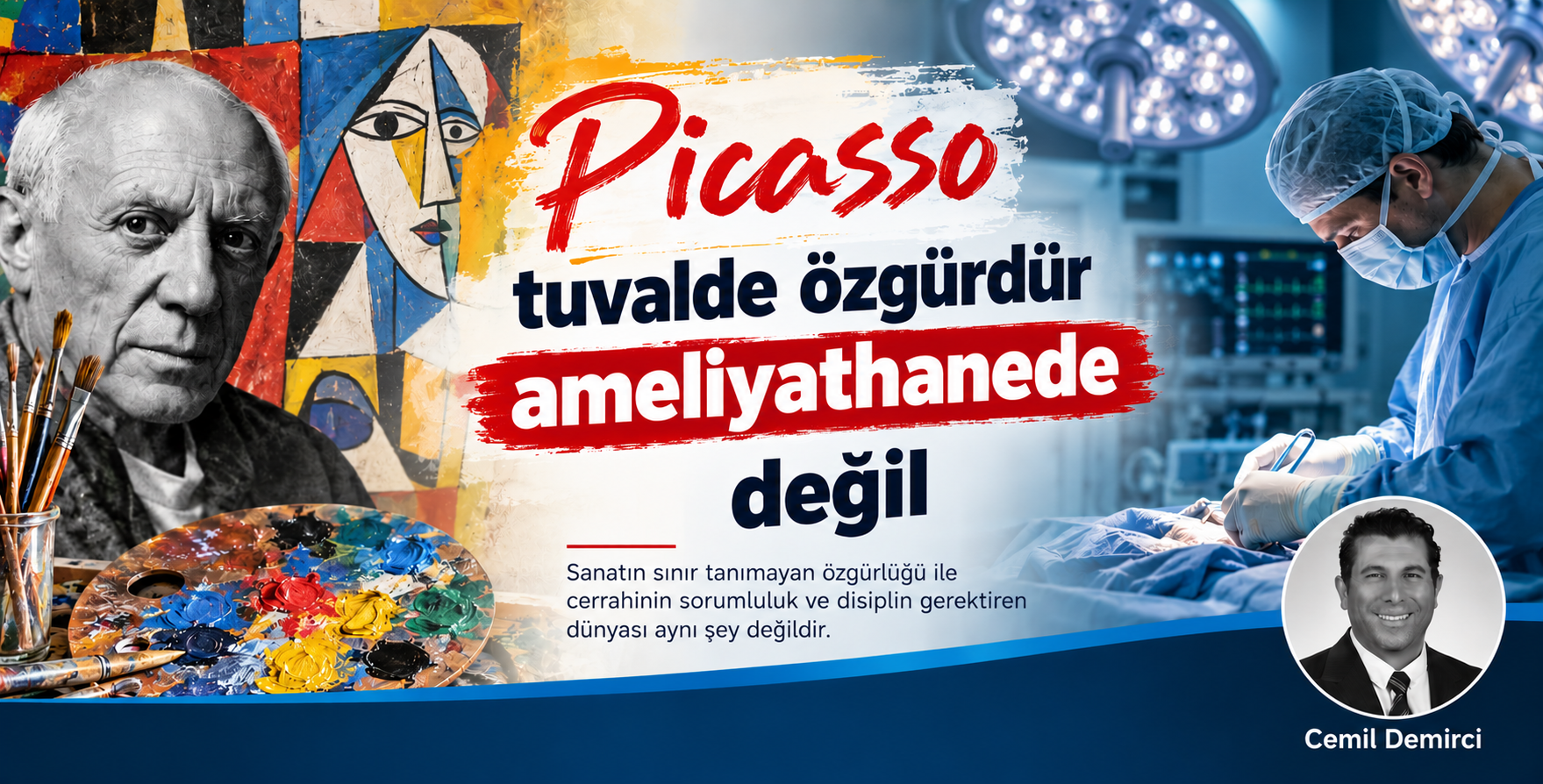 Picasso Tuvalde Özgürdür, Ameliyathanede Değil